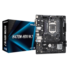 ASRock H470M-HDV/M.2 10th Gen Micro ATX Motherboard