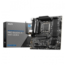 MSI PRO B660M-A WIFI  12th Gen DDR4 Micro-ATX Motherboard