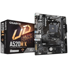 GIGABYTE A520M K AMD AM4 Micro ATX Motherboard