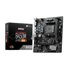 MSI B450M-A PRO MAX II DDR4 AM4 AMD mATX Motherboard