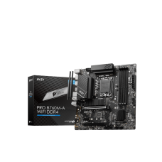 MSI PRO B760M-A WIFI DDR4 12th Gen & 13th Gen mATX Motherboard