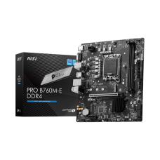 MSI PRO B760M-E DDR4 12th Gen & 13th Gen mATX Motherboard