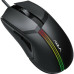 Aula F813 Pro Colorful Light Effects Gaming Mouse Black