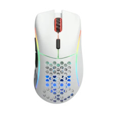 Glorious Model D Wireless Ultralight Ergonomic RGB Gaming Mouse White