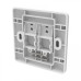 CommScope M12CFS Modular Shuttered Dual Ports Faceplate Kit