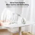 Vyvylabs VKD04 Mini Portable Desktop Fan with LED light
