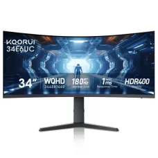 KOORUI 34E6UC WQHD 34 Inch VA 165Hz Curved Gaming Monitor