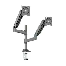 Kaloc KLC-DH200 Adjustable Double Arm Flexi Monitor Desktop Mount Stand