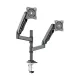 Kaloc KLC-DH200 Adjustable Double Arm Flexi Monitor Desktop Mount Stand