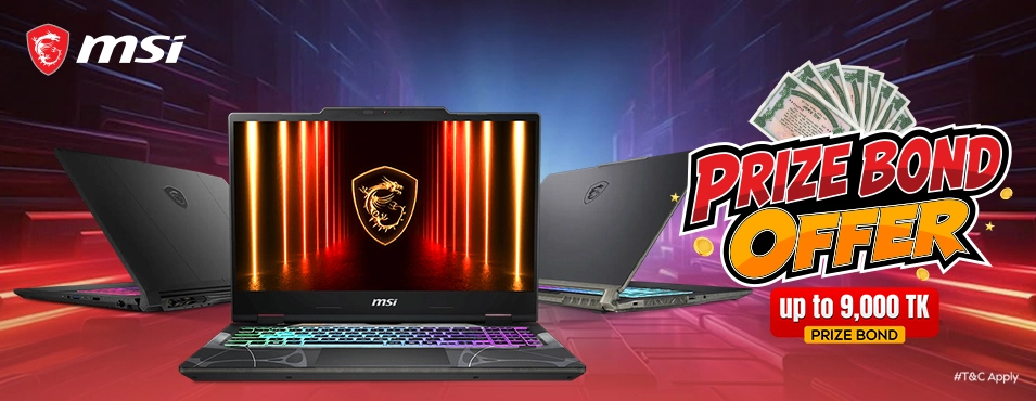 MSI Gaming Laptop Prize Bond Offer