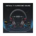 EKSA E900 Pro Noise Cancelling 7.1 Surround Sound Gaming Headset Black & Red