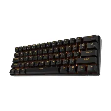 Royal Kludge RK61 Tri Mode RGB Hot Swap Brown Switch Mechanical Gaming Keyboard Black