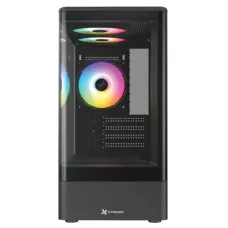 XTREME C31B M-ATX 3 RGB FAN TEMPERED GLASS WITHOUT PSU DESKTOP CASE
