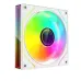 Value-Top CR10-W1236ARGB 120mm ARGB Control Hub White Casing Cooling Fan