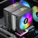 1STPLAYER CRYO CY12LD Black ARGB Dual Tower Air CPU Cooler