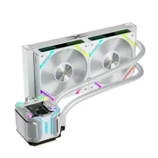 1STPLAYER X-240 ARGB AIO Liquid CPU Cooler White
