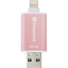 Transcend JetDrive Go 300 64GB Lightning USB 3.1 Pen Drive Rose