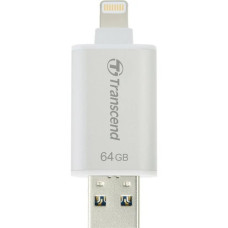 Transcend JetDrive Go 300 64GB Lightning USB 3.1 Pen Drive Silver