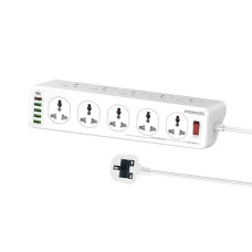 Promate PowerMatrix-5M 10AC Socket 5 USB Ports Power Strip