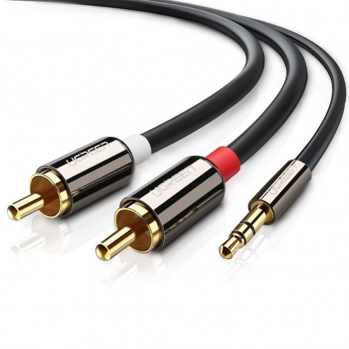 UGREEN 3.5mm male to 2RCA male cable 5M