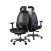 1STPlayer Ergo Black and Purple Gaming Chair # ERGO-AR-BK