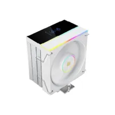 Acer Gadget C5GN White Single Tower Air CPU Cooler with ARGB & Temperature Display