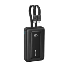 Anker Zolo 20000mAh Black 45W Power Bank With Built-In Dual USB C Cable & Digital Display #A110MH12
