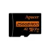 Apacer R100 256GB MicroSDXC UHS-I U3 V30 A2 Memory Card with Adapter