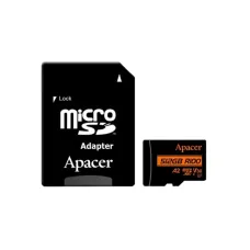 Apacer R100 512GB MicroSDXC UHS-I U3 V30 A2 Memory Card with Adapter