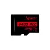 Apacer R100 64GB UHS-I U1 V10 Class10 MicroSDHC/SDXC Memory Card with Adapter