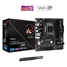 ASRock B760M PG LIGHTNING WIFI DDR5 Micro ATX LGA1700 Motherboard
