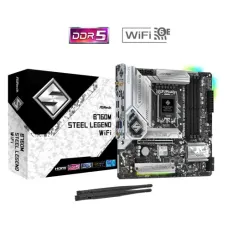 AsRock B760M STEEL LEGEND WIFI DDR5 Intel 14th, 13th and 12th Gen LGA1700 Motherboard
