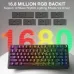 AULA F75 HE Hall Effect Tri-Mode Black Contour Gaming Keyboard