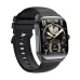 Blisbond Crescent Black AMOLED Bluetooth Calling Smart Watch
