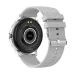Blisbond Senor Silver AMOLED Bluetooth Calling Smart Watch with Black & Grey Dual Straps