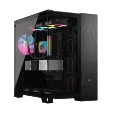 Corsair 6500X Mesh Mid Tower Black/Obsidian Aluminum (Tempered Glass Side Window) ATX Gaming Desktop Case #CC-9011283-WW