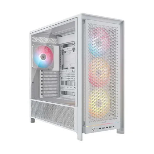 CORSAIR Frame 5000D RS ARGB White Mid Tower E-ATX Gaming Desktop Casing #CC-9011310-WW