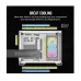 Corsair iCUE LINK 2500X RGB Mid Tower Dual Chamber White (Tempered Glass Side Window) Micro ATX Gaming Desktop Case #CC-9011268-WW