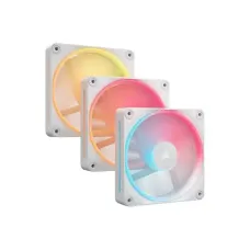 Corsair iCUE LINK LX120-R RGB 120mm PWM Reverse Fans Starter Kit (White)