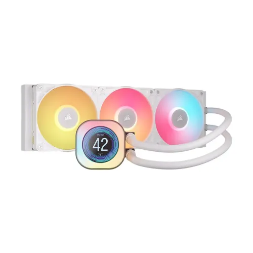 CORSAIR iCUE Link Titan 360 RX RGB AIO White Liquid CPU Cooler #CW-9061026-WW