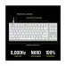 CORSAIR K60 PRO TKL RGB Wired (OPX Switch) White Gaming Keyboard #CH-911D11A-NA