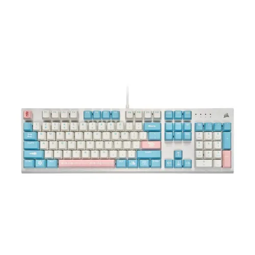 CORSAIR K60 RGB Pro Wired Sweet Sky (Cherry MV Switch) Mechanical Gaming Keyboard #CH-910D719-NA
