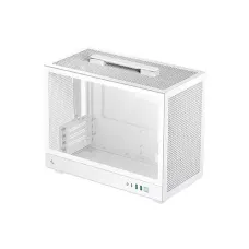 Deepcool CH160 PLUS Mini Tower M-ATX Computer Case (White)