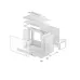 Deepcool CH160 PLUS Mini Tower M-ATX Computer Case (White)