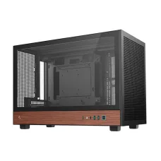 Deepcool CH260 WOOD Mini Tower Tempered Glass Black Micro-ATX Gaming Desktop Case