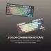 Fantech ATOM PRO83 MK913 (Blue/Red Switch) RGB Gaming Mechanical Keyboard - Mercury Grey