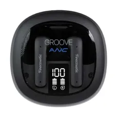 Fantech GROOVE ANC FT20 Black TWS Bluetooth Earbuds With Digital Display