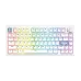 Fantech MAXFIT8 MK921 (White/Brown Switch) RGB Tri-Mode Mechanical Keyboard 