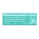 Fantech MAXFIT87 MINT EDITION MK856 RGB Mechanical Keyboard