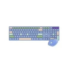 Fantech Go Pop WK895 Wireless Keyboard & Mouse Combo (Blue)